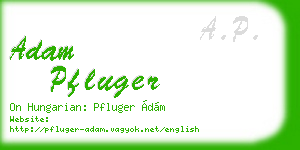 adam pfluger business card