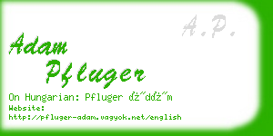 adam pfluger business card